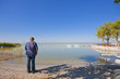 Mann am Neusiedlersee