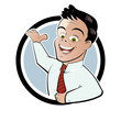 retro business mann cartoon retro business mann cartoon