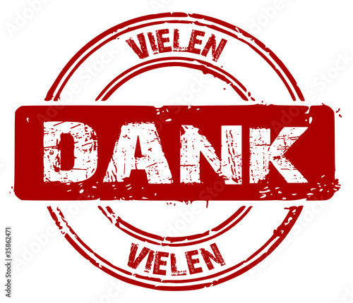Vector: Stempelabdruck Danke Stempelabdruck Danke