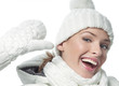 girl in winter clothes