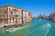 Famous Canal Grande in Venice, Italy.