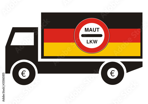Vektor: LKW - MAUT LKW - MAUT