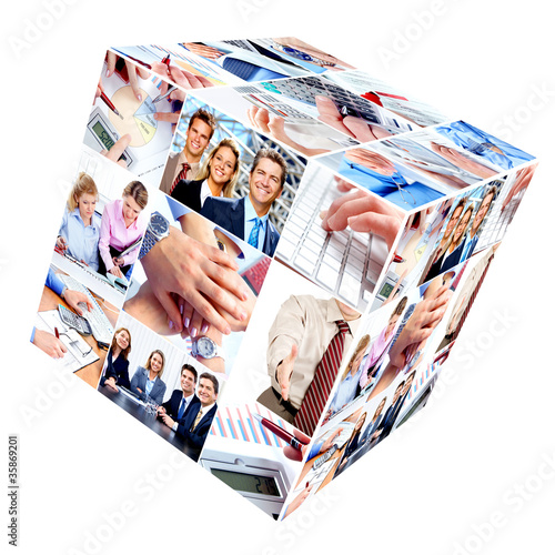Photo: Business people team. Business people team.