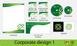 Corporate design vector pack