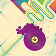 Vector: Illustrated music poster. Illustrated music poster.