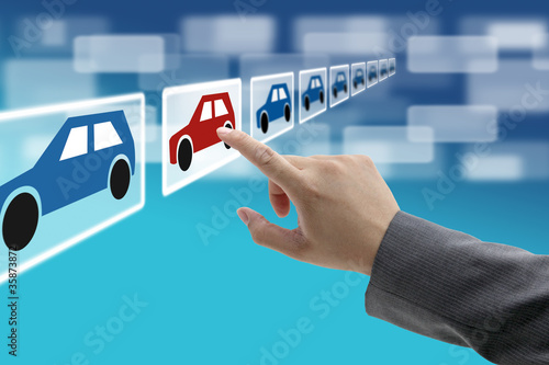 Photo: electronic commerce car showroom electronic commerce car showroom