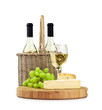 cheese board and wine