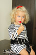 baby girl with adult accessories baby girl with adult accessories