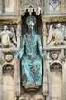 Statue of Christ outside Canterbury Cathedral