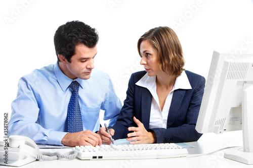 Photo: Business people team. Business people team.