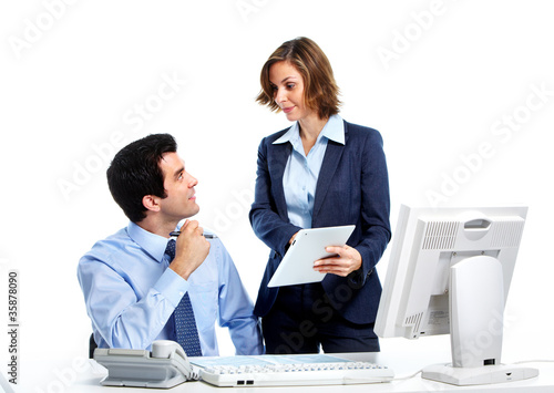Photo: Business people team. Business people team.