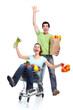 Shopping couple. Shopping couple.