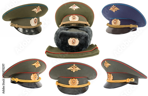 Photo: Russian Military Officer Cap Russian Military Officer Cap