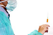 Foto: Nurse holding sirynge Nurse holding sirynge