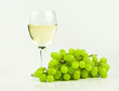 Photo: green grapes with wine green grapes with wine