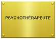 "Psychothérapeute" Plaque Professionnelle Gravée