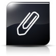 Symbole glossy vectoriel trombone pièce jointe