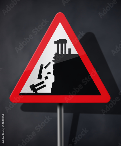 Illustration: Achtung Griechenland Achtung Griechenland