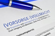 Vorsorge - Vollmacht