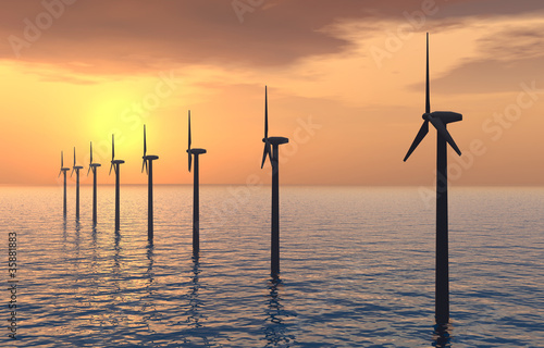 Ilustración: Offshore Windpark Offshore Windpark