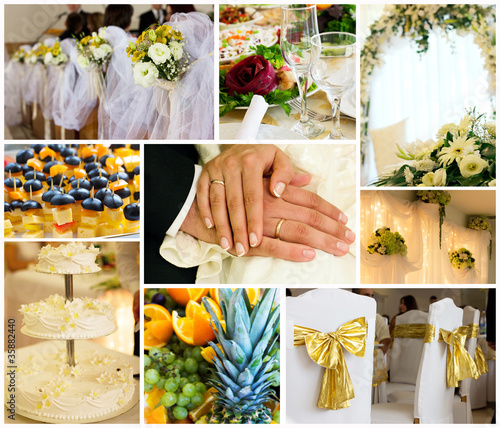 Photo: Wedding collage Wedding collage