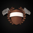 Motorsport Wappen Bronze 3D