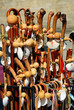 staff of the traveller pilgrim wanderer in city Santiago de Comp staff of the traveller pilgrim wanderer in city Santiago de Comp