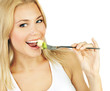 Pretty girl eating fruits Pretty girl eating fruits