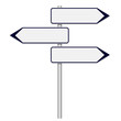 Illustration: Panneaux différentes directions Panneaux différentes directions
