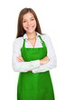 Small shop owner woman