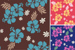 seamless flower fabric textile design