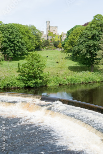 Photo: River Wenning & Hornby Castle, Lancashire River Wenning & Hornby Castle, Lancashire