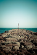 Lighthouse at the Edge of Guadiana in Portugal
