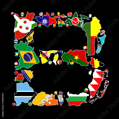 Illustration: Countries of B Countries of B
