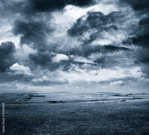 Photo: stormy landscape stormy landscape
