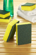 Photo: composition of two kitchen sponges composition of two kitchen sponges