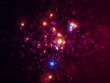 Abstract purple particles background