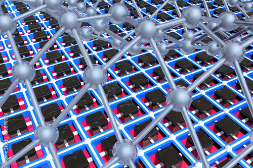 Illustration: Technology of the future - nanotechnology Technology of the future - nanotechnology