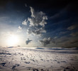 winter sunset