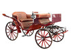 vintage carriage isolated on white