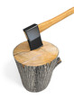 Log and Axe