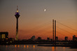 Sonnenuntergang in Düsseldorf