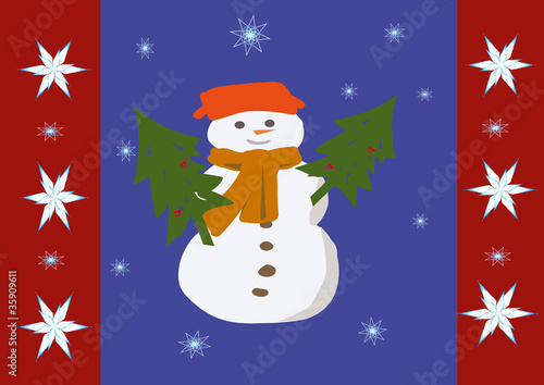 Vector: snowman snowman