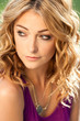 Photo: Beautiful young woman outdoor portrait Beautiful young woman outdoor portrait