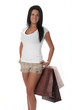 Pretty Woman With Shopping Bags