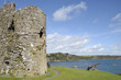 Castle overlooking North Beach of Tenby