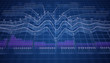 IT analytics, 3D background