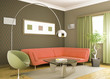 Illustration: Living room Living room