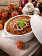 ragout sauce on bowl