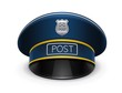 postman peaked cap